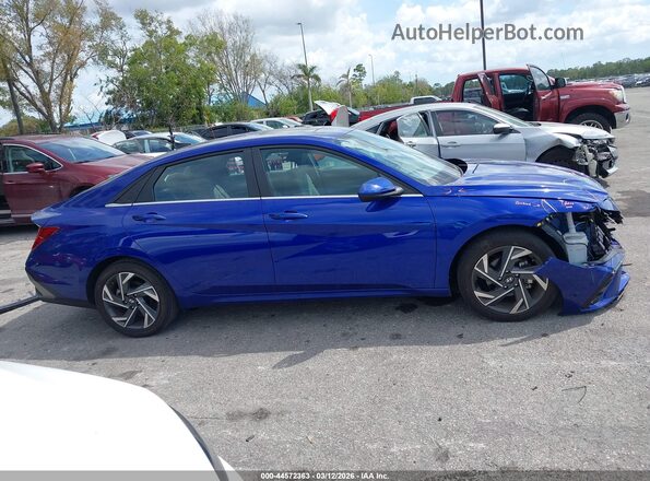 KMHLS4DG2RU815601 2024 HYUNDAI ELANTRA Blue Панорамний вид салону 360°