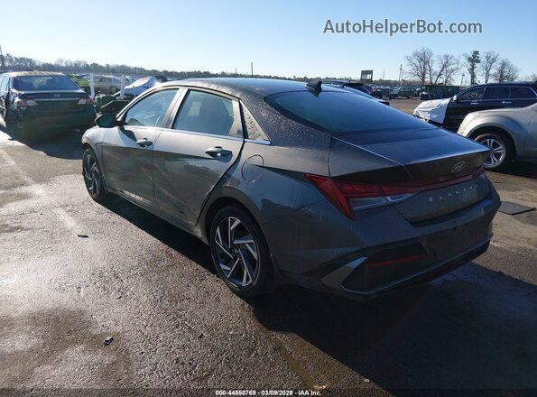 KMHLS4DG2SU073092 2025 HYUNDAI ELANTRA Gray Հետևի ձախ