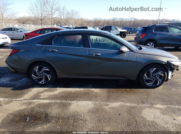 KMHLS4DG2SU073092 2025 HYUNDAI ELANTRA Gray Սալոնի հետևի տեսք