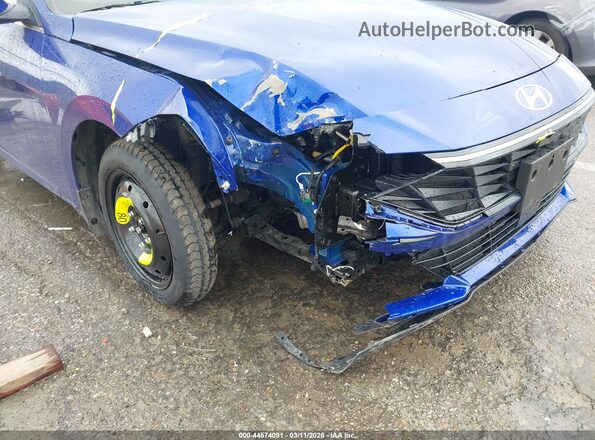 KMHLS4DG3SU038867 2025 HYUNDAI ELANTRA Синий Вид спереди