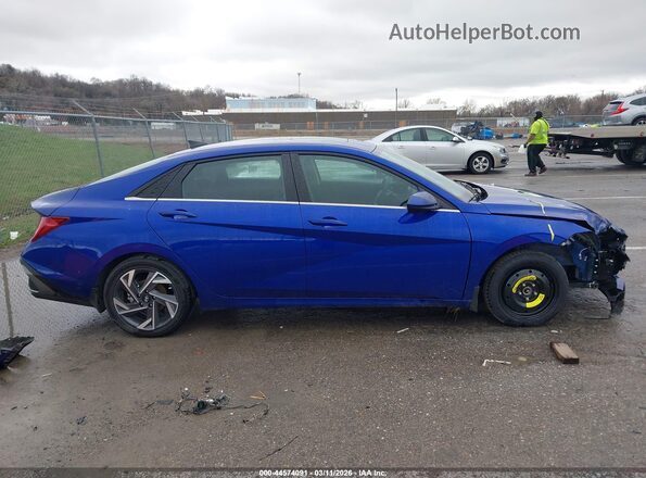 KMHLS4DG3SU038867 2025 HYUNDAI ELANTRA Синий Панорамный вид салона 360°