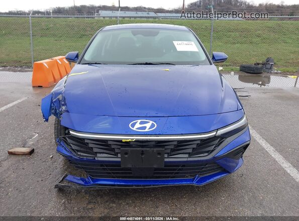 KMHLS4DG3SU038867 2025 HYUNDAI ELANTRA Синий Вид задней части салона