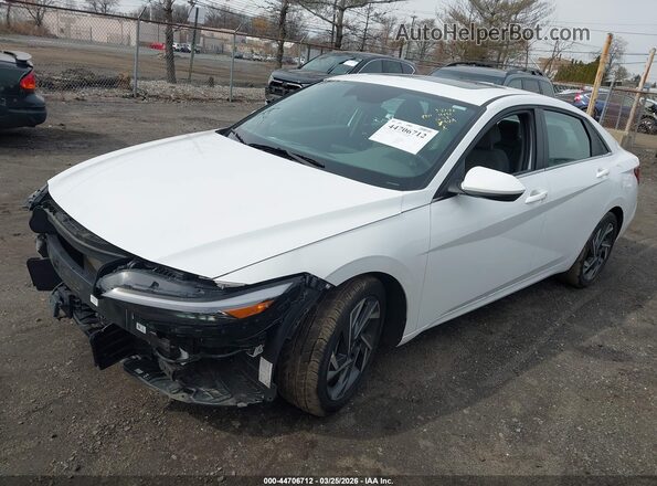 KMHLS4DG3SU892922 2025 HYUNDAI ELANTRA Белый Передняя левая четверть