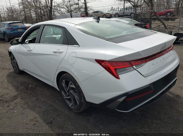 KMHLS4DG3SU892922 2025 HYUNDAI ELANTRA Белый Задняя левая четверть