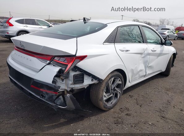 KMHLS4DG3SU892922 2025 HYUNDAI ELANTRA Белый Задняя правая четверть