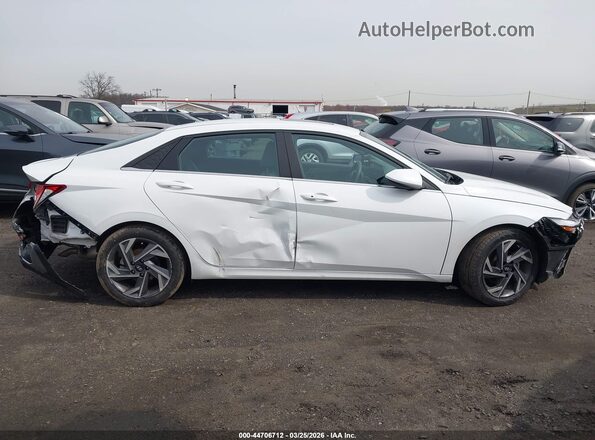 KMHLS4DG3SU892922 2025 HYUNDAI ELANTRA Белый Вид задней части салона