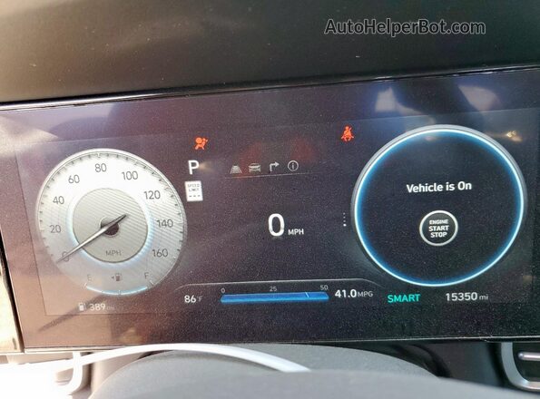 KMHLS4DG5RU822221 2024 HYUNDAI ELANTRA Gray Սարքավորումների վահանակի տեսք