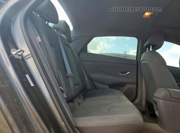 KMHLS4DG5RU822221 2024 HYUNDAI ELANTRA Gray Հետևի նստատեղերի տեսք