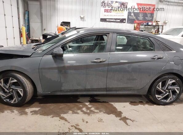 KMHLS4DG6SU031007 2025 HYUNDAI ELANTRA Gray Սալոնի 360 աստիճան տեսք