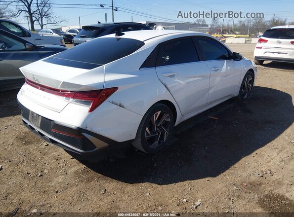 KMHLS4DG7RU806098 2024 HYUNDAI ELANTRA White უკანა მარჯვენა