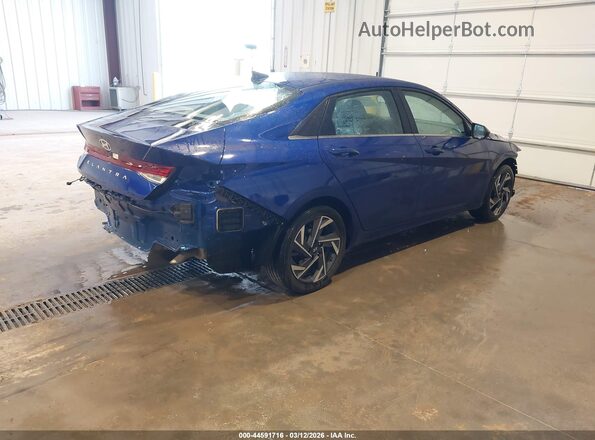 KMHLS4DG7RU814606 2024 HYUNDAI ELANTRA Blue Rear right