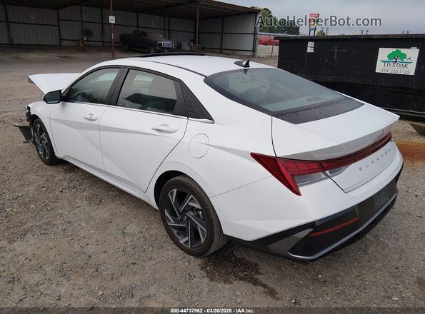 KMHLS4DG7SU007203 2025 HYUNDAI ELANTRA Белый Задняя левая четверть
