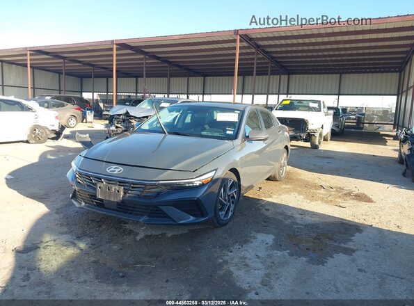 KMHLS4DG8RU771023 2024 HYUNDAI ELANTRA Gray წინა მარცხენა ხედი სამი მეოთხედიდან