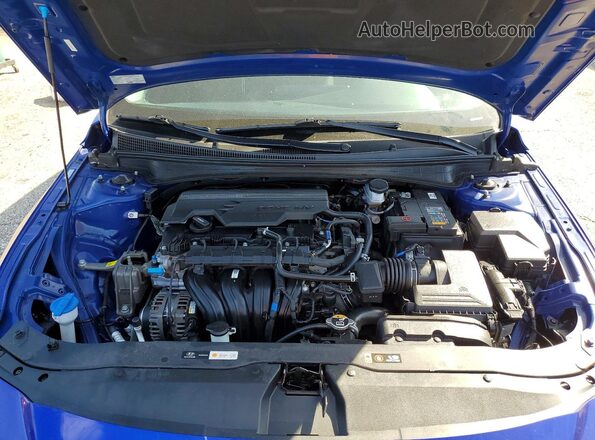 KMHLS4DG8SU908385 2025 HYUNDAI ELANTRA Синий Вид задней части салона