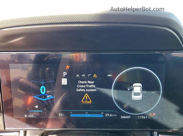 KMHLS4DG8SU908385 2025 HYUNDAI ELANTRA Синий Вид щитка приборов