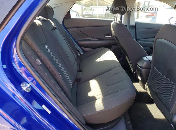 KMHLS4DG8SU908385 2025 HYUNDAI ELANTRA Синий Вид задних сидений