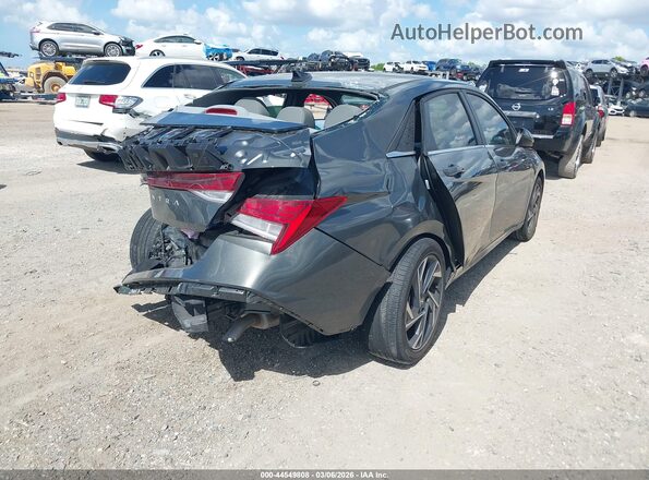 KMHLS4DG8SU943069 2025 HYUNDAI ELANTRA Gray Հետևի աջ