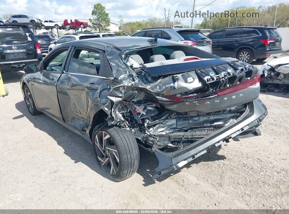 KMHLS4DG8SU943069 2025 HYUNDAI ELANTRA Gray Հետևի ձախ