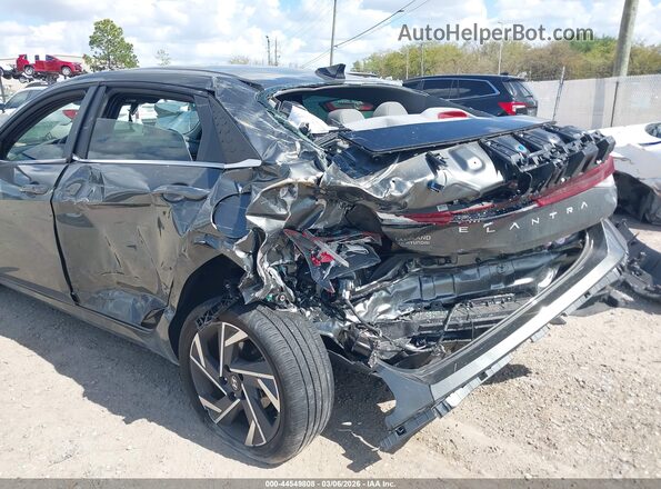 KMHLS4DG8SU943069 2025 HYUNDAI ELANTRA Gray Դիմացի տեսք