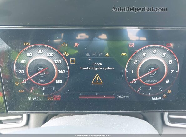 KMHLS4DG8SU943069 2025 HYUNDAI ELANTRA Gray Հետևի նստատեղերի տեսք