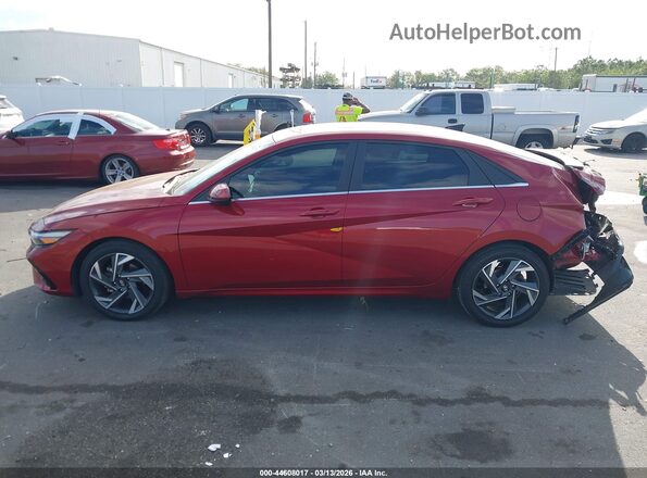 KMHLS4DG9RU709713 2024 HYUNDAI ELANTRA Red Widok wnętrza 360 stopni