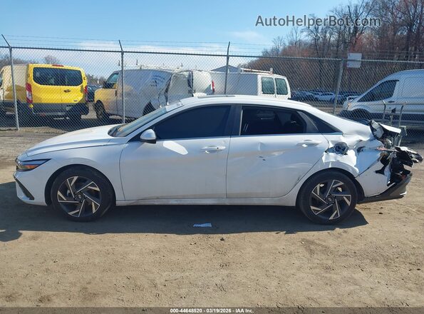 KMHLS4DGXSU070490 2025 HYUNDAI ELANTRA Белый Панорамный вид салона 360°