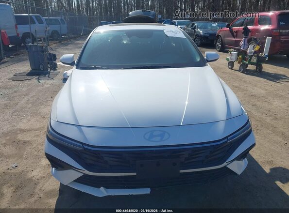 KMHLS4DGXSU070490 2025 HYUNDAI ELANTRA Белый Вид щитка приборов