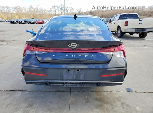 KMHLS4DGXSU907335 2025 HYUNDAI ELANTRA Black Вид ззаду