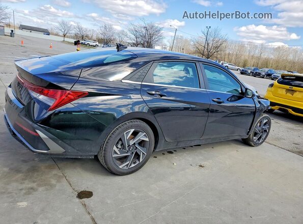 KMHLS4DGXSU907335 2025 HYUNDAI ELANTRA Black Задня права чверть
