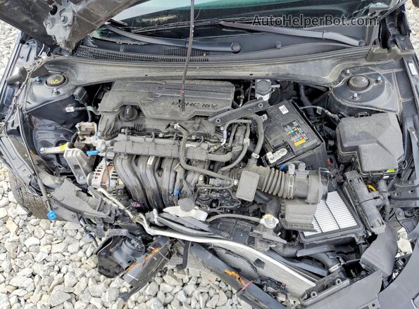 KMHLS4DGXSU907335 2025 HYUNDAI ELANTRA Black Вид задньої частини салону