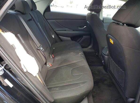 KMHLS4DGXSU907335 2025 HYUNDAI ELANTRA Black Вид задніх сидінь