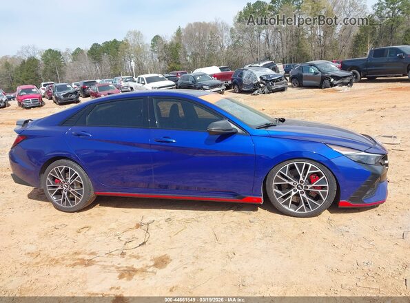 KMHLW4AK3NU001710 2022 HYUNDAI ELANTRA N Blue 
