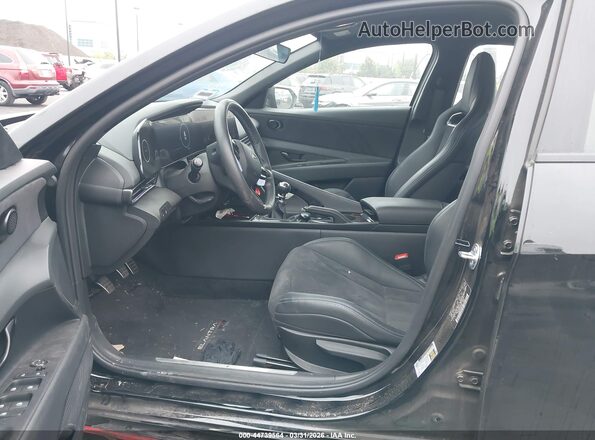 KMHLW4DK2SU033720 2025 HYUNDAI ELANTRA N Black წინა სალონის ხედი