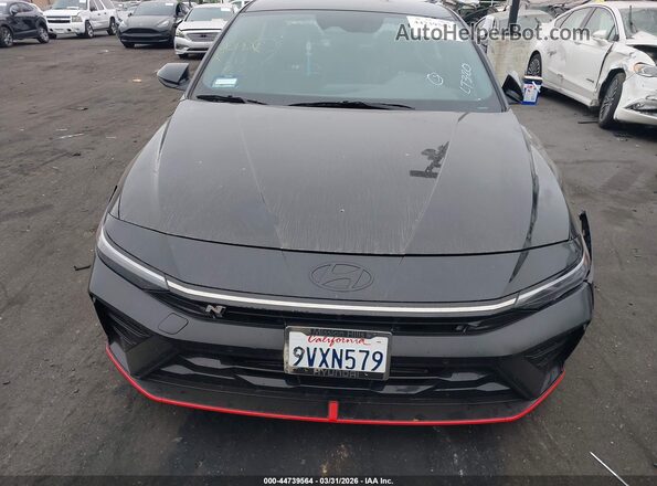 KMHLW4DK2SU033720 2025 HYUNDAI ELANTRA N Black ხელსაწყოთა პანელის ხედი