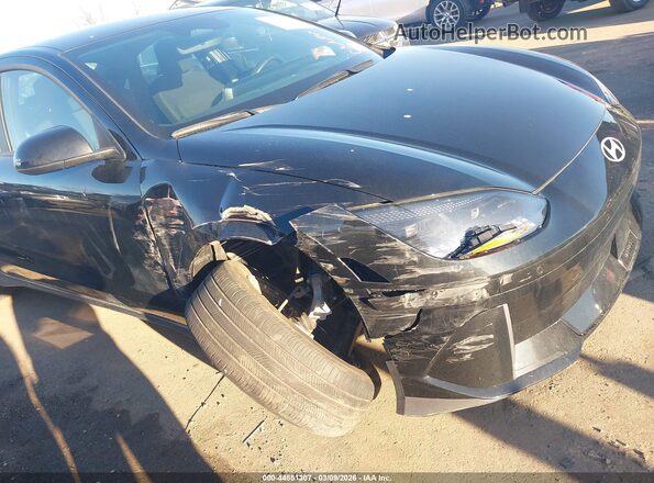 KMHM24AC2RA080478 2024 HYUNDAI IONIQ 6 Black Դիմացի տեսք