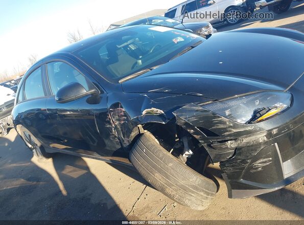 KMHM24AC2RA080478 2024 HYUNDAI IONIQ 6 Black Սալոնի հետևի տեսք