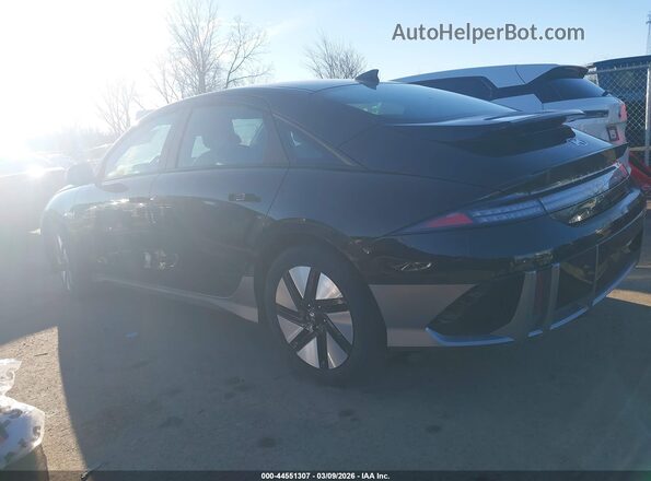 KMHM24AC2RA080478 2024 HYUNDAI IONIQ 6 Black Հետևի ձախ