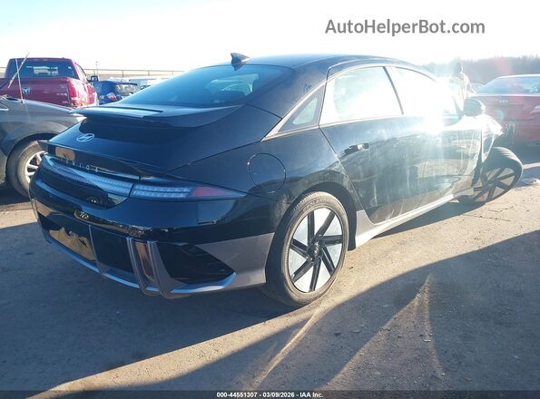 KMHM24AC2RA080478 2024 HYUNDAI IONIQ 6 Black Հետևի աջ