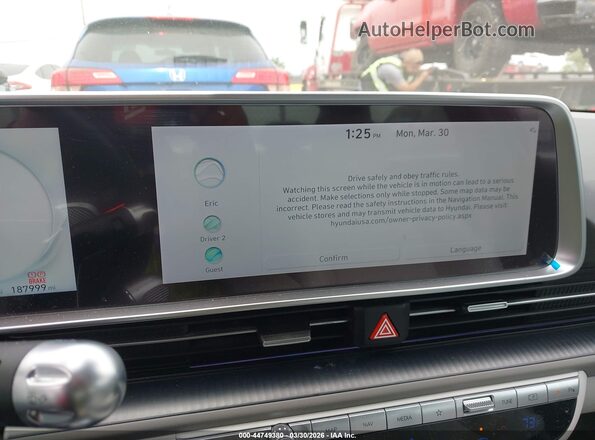KMHM34AA2PA033492 2023 HYUNDAI IONIQ 6 Gray 