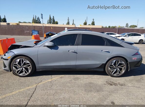 KMHM34AA4SA090897 2025 HYUNDAI IONIQ 6 Gray Սալոնի 360 աստիճան տեսք