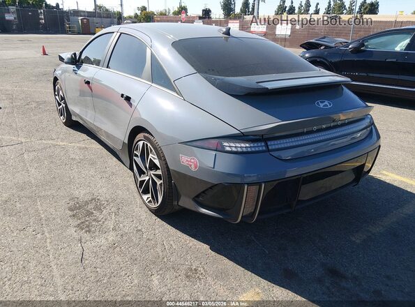 KMHM34AA4SA090897 2025 HYUNDAI IONIQ 6 Gray Հետևի ձախ