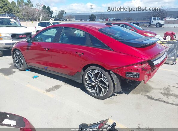 KMHM34AA5SA085756 2025 HYUNDAI IONIQ 6 Красный Задняя левая четверть