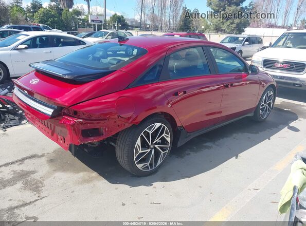 KMHM34AA5SA085756 2025 HYUNDAI IONIQ 6 Красный Задняя правая четверть