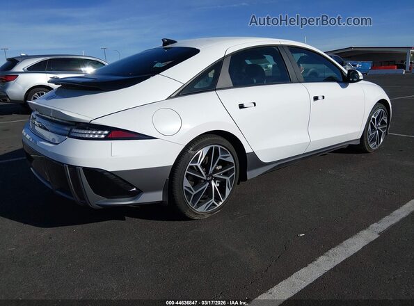 KMHM34AC2SA093346 2025 HYUNDAI IONIQ 6 White Հետևի աջ