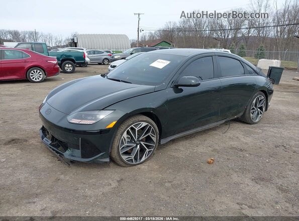 KMHM34AC3RA062987 2024 HYUNDAI IONIQ 6 Black Front left