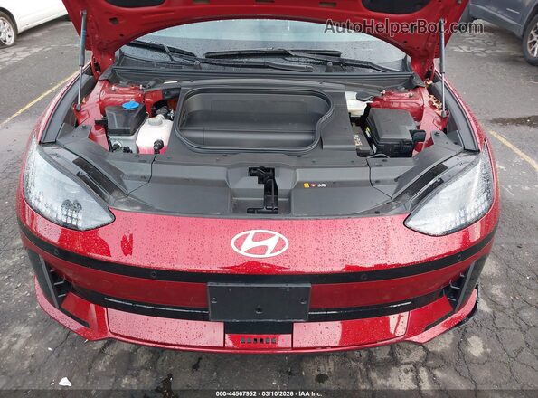 KMHM34AC6RA080271 2024 HYUNDAI IONIQ 6 Red Widok z tyłu