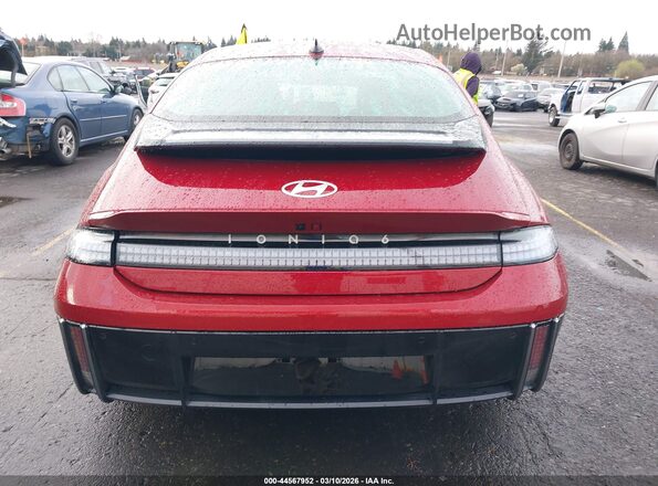 KMHM34AC6RA080271 2024 HYUNDAI IONIQ 6 Red 