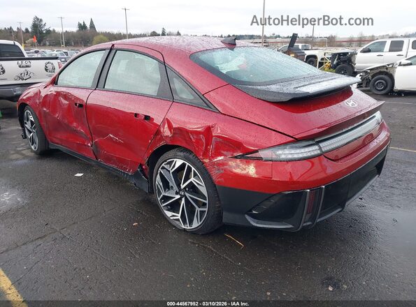 KMHM34AC6RA080271 2024 HYUNDAI IONIQ 6 Red Tył lewy