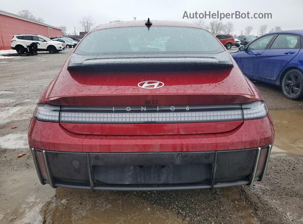 KMHM34AC8PA022062 2023 HYUNDAI IONIQ Red Հետևի տեսք