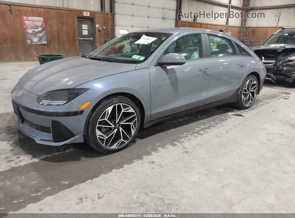 KMHM34AC8SA092136 2025 HYUNDAI IONIQ 6 Серый Передняя левая четверть